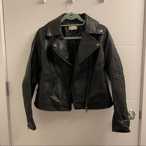 Loft faux leather jacket
